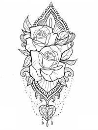Rózsa tetoválás