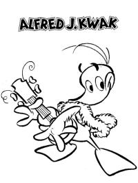 Alfred Jodocus Kwak gitárral