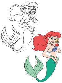 Ariel színező