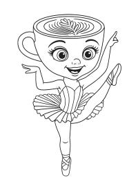 Ballerina Cappuccina táncol