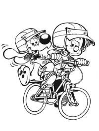 Billie és Bollie a biciklin