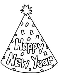 Szilveszteri csákó Happy New Year felirattal