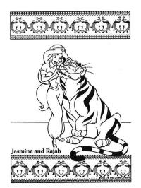 Jázmin és Rajah tigris
