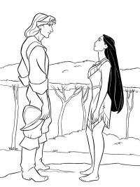 John Smith és Pocahontas