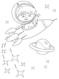 Űrhajós kisfiú