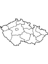 Csehország térképe