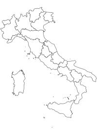 Olaszország térképe