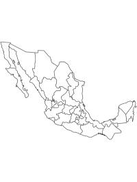 Mexikó térkép