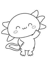 Kawaii axolotl
