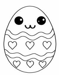 Kawaii húsvéti tojás