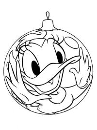 Daisy kacsás karácsonyi gömb