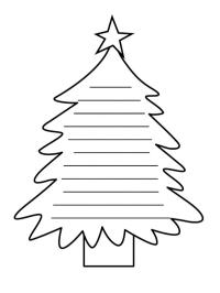 Fenyőfa - karácsonyi üdvözlőlap
