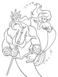 Triton király és Ariel