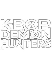 K-pop démonvadászok logó