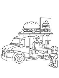 LEGO hamburgeres furgon