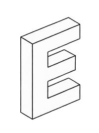 3D-s E betű