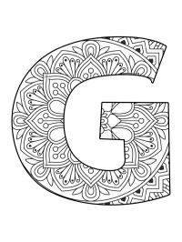 G betű mandala