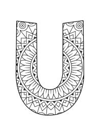 U betű mandala