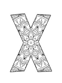X betű mandala