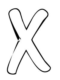 X betű
