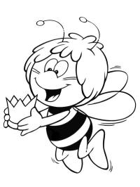 Maja a méhecske koronával