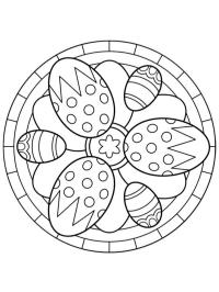 Kaleidoszkóp húsvéti tojás