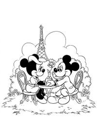 Minnie és Mickey Párizsban