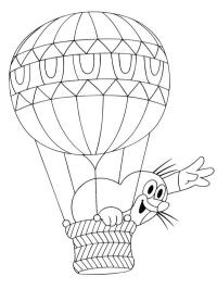 A vakond integet a hőlégballonból
