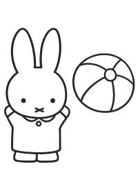 Miffy &eacute;s a labda