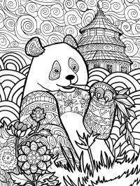 Mandala panda