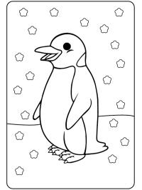Pingvin a hóban
