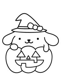 Pompompurin egy halloweeni t&ouml;kben