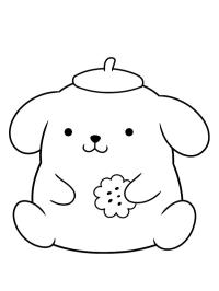 Pompompurin keksszel