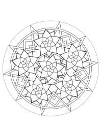 Mandala rózsa