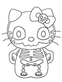 Csontváz Hello Kitty