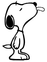Nyelvnyújtós Snoopy