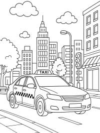 Taxi a városban