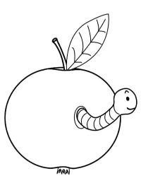 Kukac egy almában