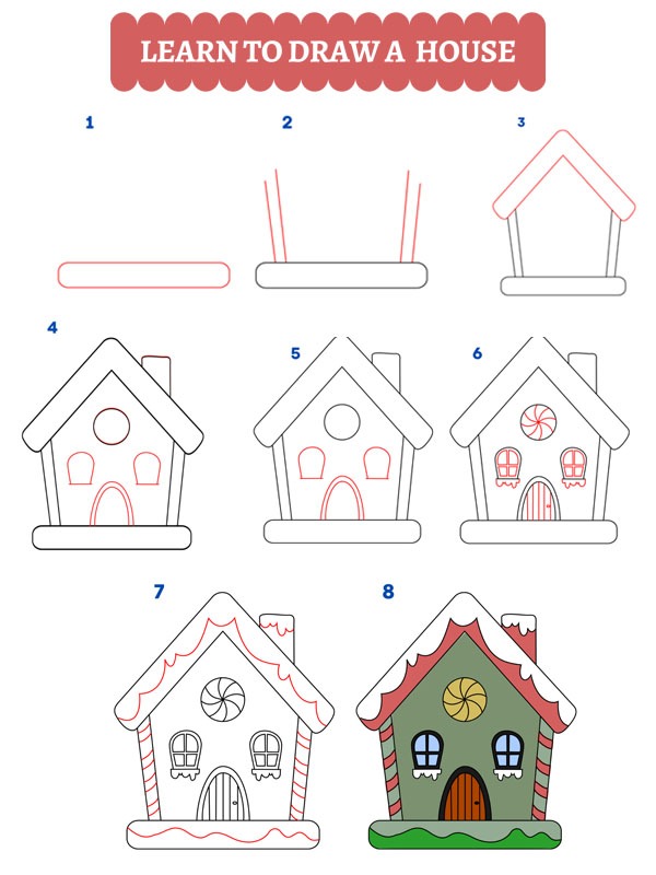 Hogy rajzolsz egy házat