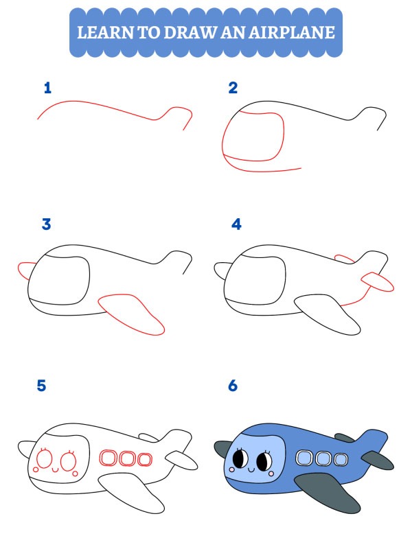 Hogy rajzolsz egy repülőgépet