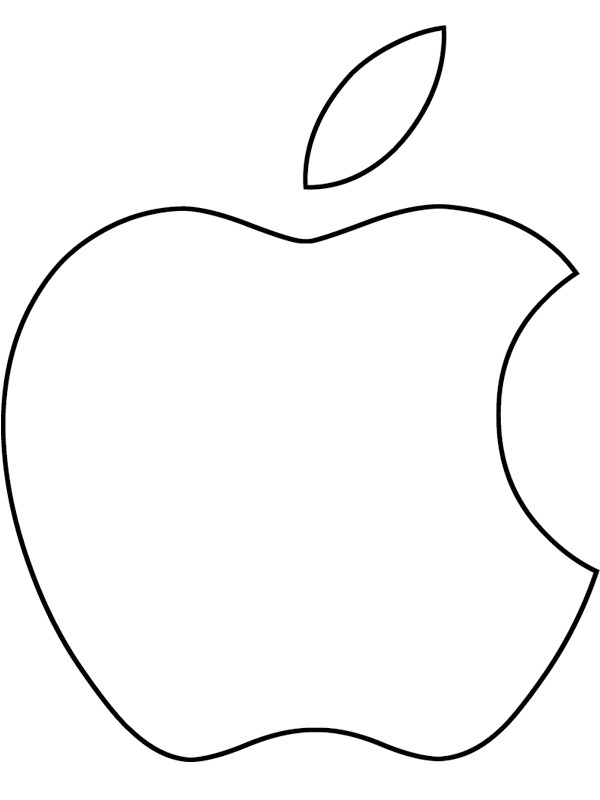 Apple logó Kifestő