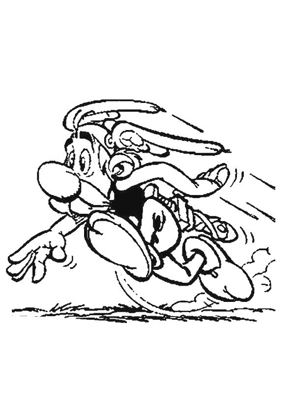 Rohanó Asterix Kifestő