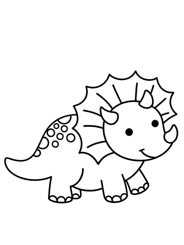 B&eacute;bi dinoszaurusz Kifestő