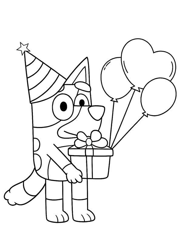 Bluey aj&aacute;nd&eacute;kkal Kifestő