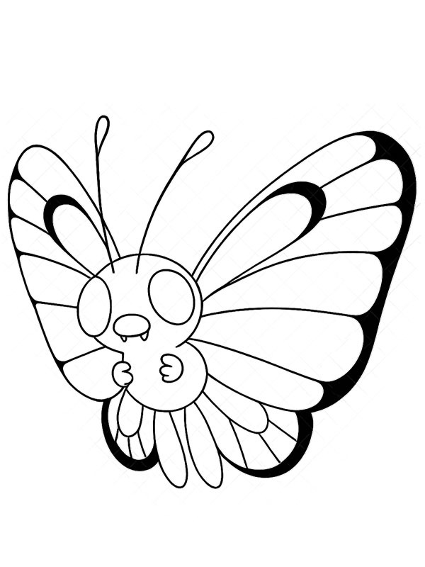 Butterfree (Pok&eacute;mon) Kifestő