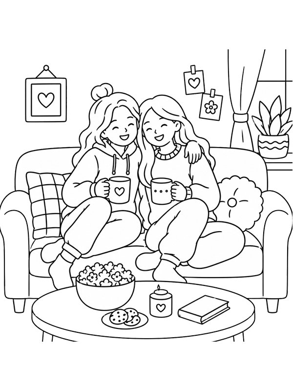 Cozy BFF Kifestő