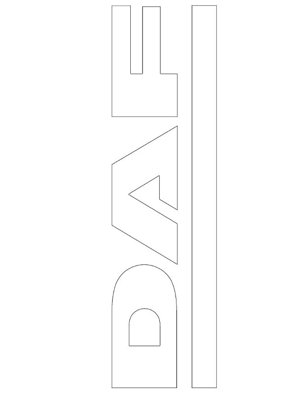 DAF logó Kifestő