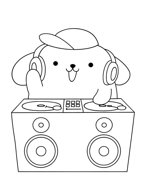 DJ Pompompurin Kifestő