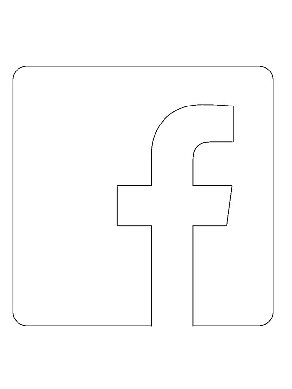 Facebook logó Kifestő