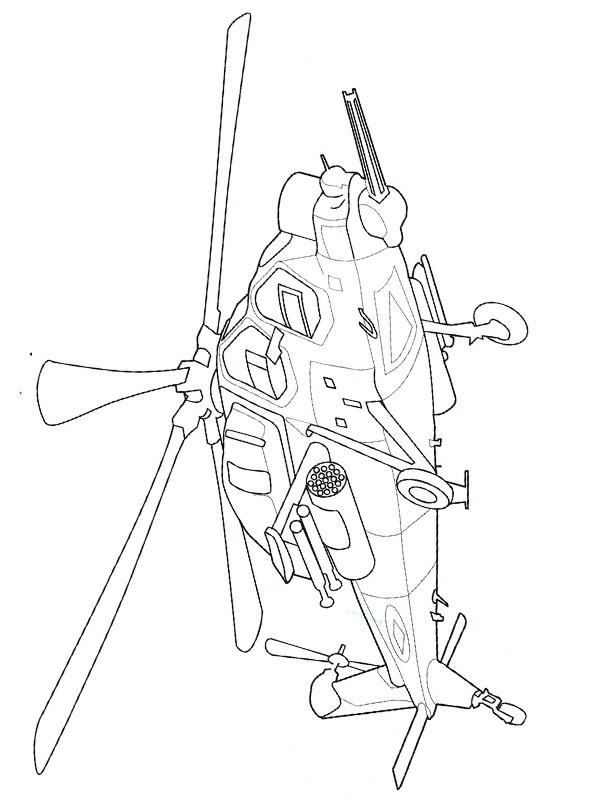 Katonai helikopter Kifestő